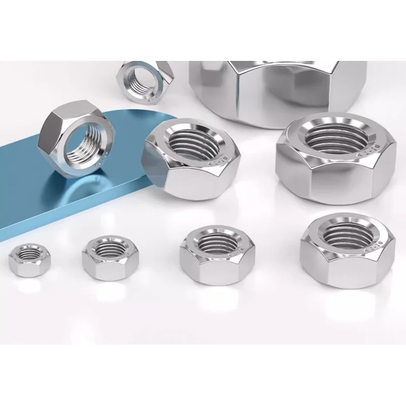 304/201/316L/321/2205 Stainless Steel Hex Nuts M2-M160