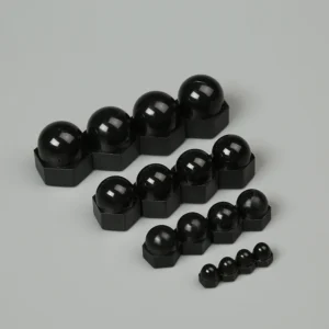 M3M4M5 Nylon Hex Cap Type Hex Nuts Plastic Decoration Nuts Plastic Cap Ball Head Hex Nuts