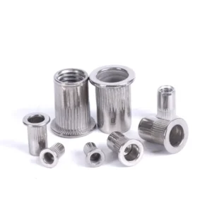 Rivet Nuts Rivet Nuts Yellow Zinc-Plated Rivet Nuts Flat Head Stud Text Rivet Nuts Stainless Steel 304 Rivet Nuts Aluminum Rivet Nuts