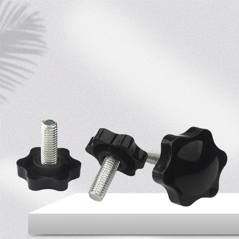 M4~M12 Star-Shaped Crunch Plastic Head Screws 25#32#38# Hex Hexalobular Thumb Screw Kits Rubber