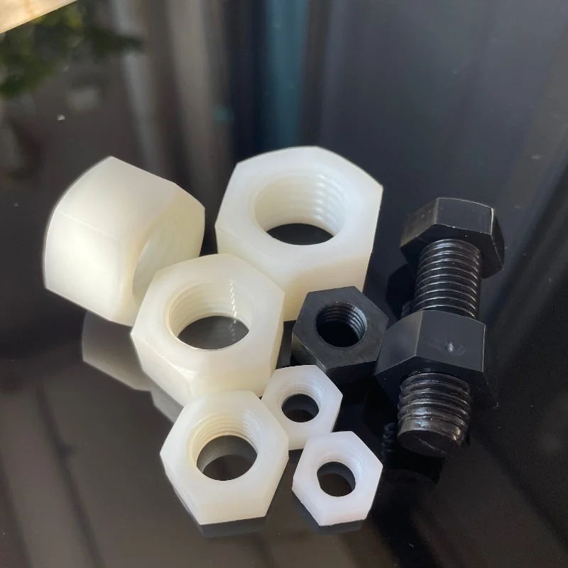 Plastic Nylon Wing Nuts Nylon Nuts Hex Nuts Thumb Cap Form Nuts M2-M22