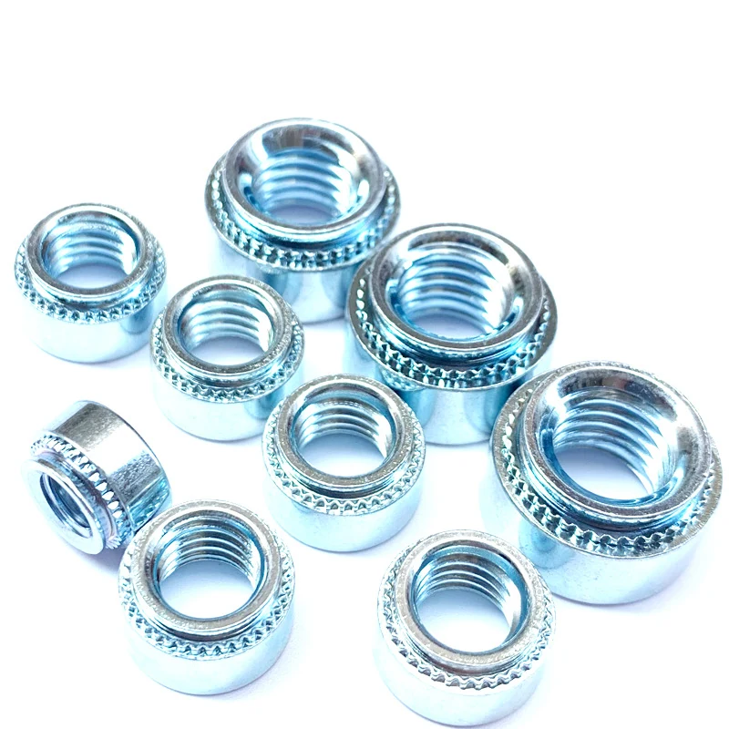 Self-Clinching Nuts Press Plate Nuts Press Duh. Nuts Self-Clinching Pieces Carbon Steel Blue Zinc M3M4M5M6M8M10