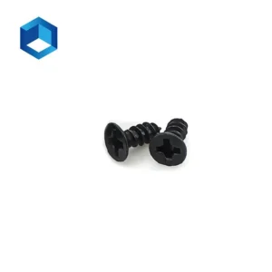 Black Hardened Cross-Recessed Countersunk Head Self-Tapping Screws Flat Head Carbon Steel KA Electronics Small Wood M1-M6