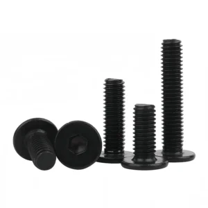 10.9LevelCM Flat Head Hex Socket Screws Black Hardened Carbon Steel Bolts M4M5M6More