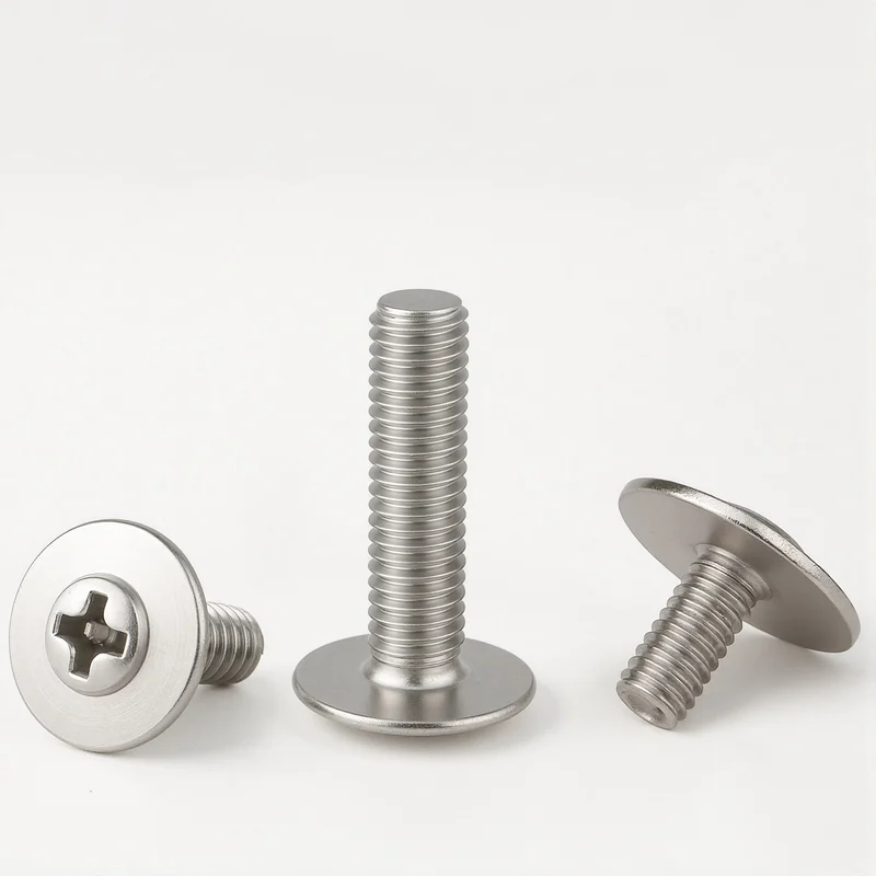 PWM With Washer Machine Screws Large Washer Iron Carbon Steel Nickel-Plated Black Zinc Blue-White Zinc-Plated Washers