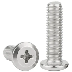 Iron Zinc-Plated Chamfered Button Head Cross-Recessed Machine Screws M3M4M5M6M8M10