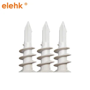 Wall Plugs White Screw Rotate Gypsum Plate Expansion Tube Nylon Expansion Anchor Plastic Spin Screws