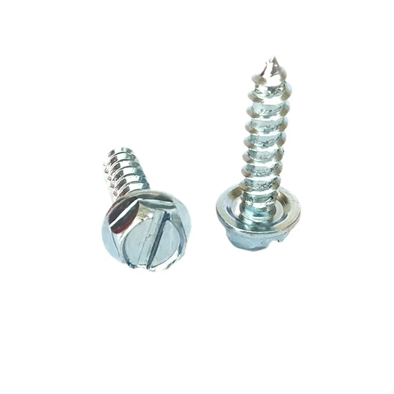 Non-Standard Screws Hex Flange Self-Tapping Screws Pointed Tip Slotted Underground Anti-Slip Tooth Lock Expansion Anchor Carbon Steel