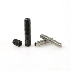 304 Stainless Steel Cup Point Set Screws Flat Head Hex Socket Flat Point Machine m