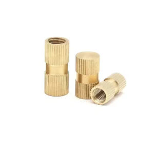 Copper Knurled Threaded Inserts Embedded Injection-Molding Copper Nut Through Hole Pieces Blind Hole M2M3 With Tooth
