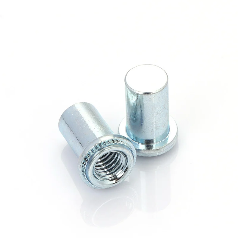 Shenzhen. B-M3M4M5M6M8-0/1/2 Carbon Steel Shoulder Serrated Sealing Nuts Self-Clinching Water-Resistant Nuts Stud