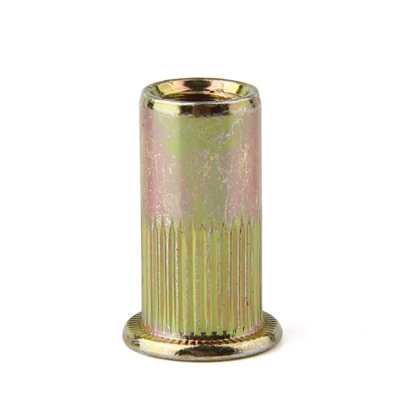 Rivet Nuts Rivet Nuts Yellow Zinc-Plated Rivet Nuts Flat Head Stud Text Rivet Nuts Stainless Steel 304 Rivet Nuts Aluminum Rivet Nuts