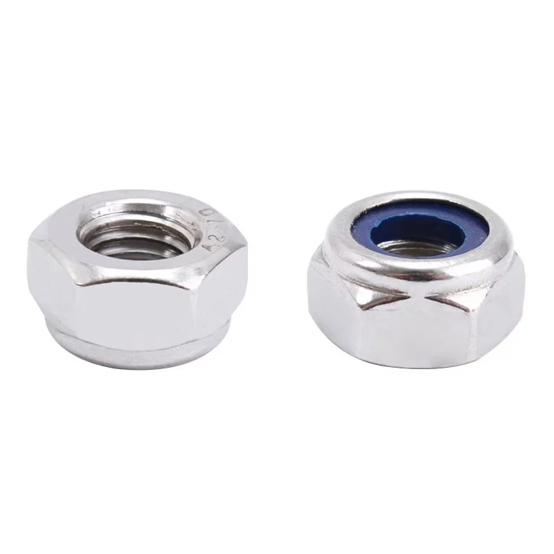 Nylon Lock Nuts Hex Anti-Slip M6M8M10M12M14M16M18M20