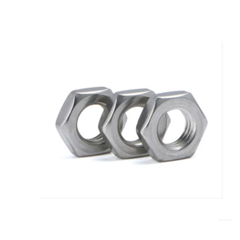 【GB6172.1】 Thin Nuts 304/316 Stainless Steel Thin Nuts Short Hex Thin Nuts M3-M20