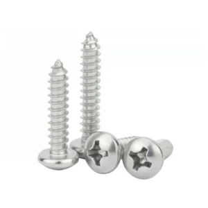 304 Stainless Steel Cross-Recessed Pan Head Self-Tapping Screws PA Round Head Self-Tapping Screw Pan Head Self-Tapping Screws M1M2M3M4-M8