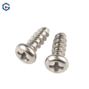Nickel-Plated Cross-Recessed Round Head Flat End Self-Tapping Screws PB Pan Head M2.3/M2.6/M3.5M2M3M4