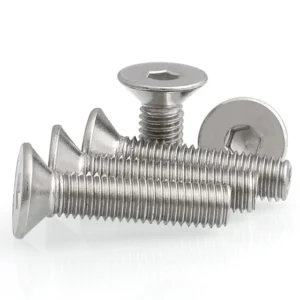 304 Stainless Steel Flat Head Hex Socket Countersunk Head Screws DIN7991 M2M3M4M5M6M8