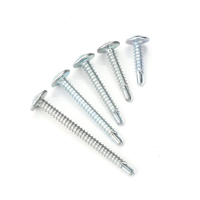 Washer Cross-Recessed Round Head Self-Tapping Self-Drilling Screws With Washer Pan Head M4.2