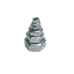 Standard Carbon Steel Iron Hex Nuts DIN934 White Black M2-M24