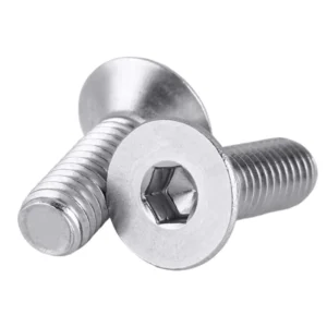 304 Stainless Steel Hex Socket Countersunk Head Screws 201 Flat Head M1.6M2M3M4M5M6M8