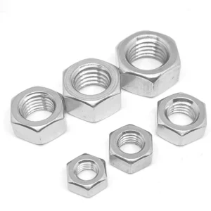 201/304 Stainless Steel Hex Nuts Nickel-Plated Zinc External Anti-Slip M3M4M10M24M36