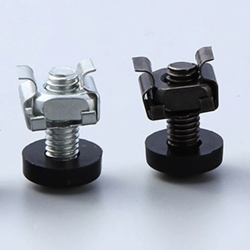 Black Equipment Cabinet Screws Computer Case Equipment Cabinet Screws Cut. Nut Exchange Equipment Cabinet Network Servers Clip Screws
