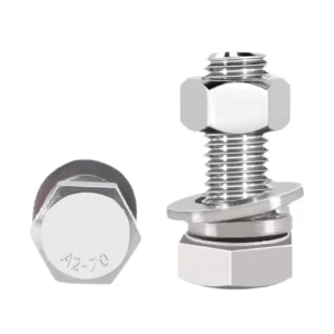 Hex Screws Nuts Fastener Kits M6M8M10M12 Stainless Steel Bolts 304 Hex Head