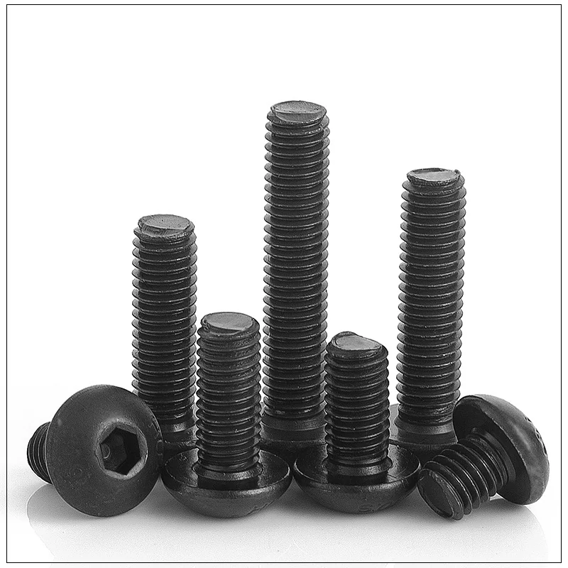 Grade 10.9 Round Head Hex Socket Screws Partial / Socket Cap Pan Head M2M3M4M5M6M8M10M12M16