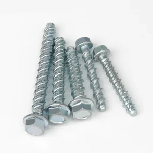 Concrete cut itself. Screws Zinc-Plated Cement Self-Tapping Screws Screw Hex Head Flange Self-Tapping Screw