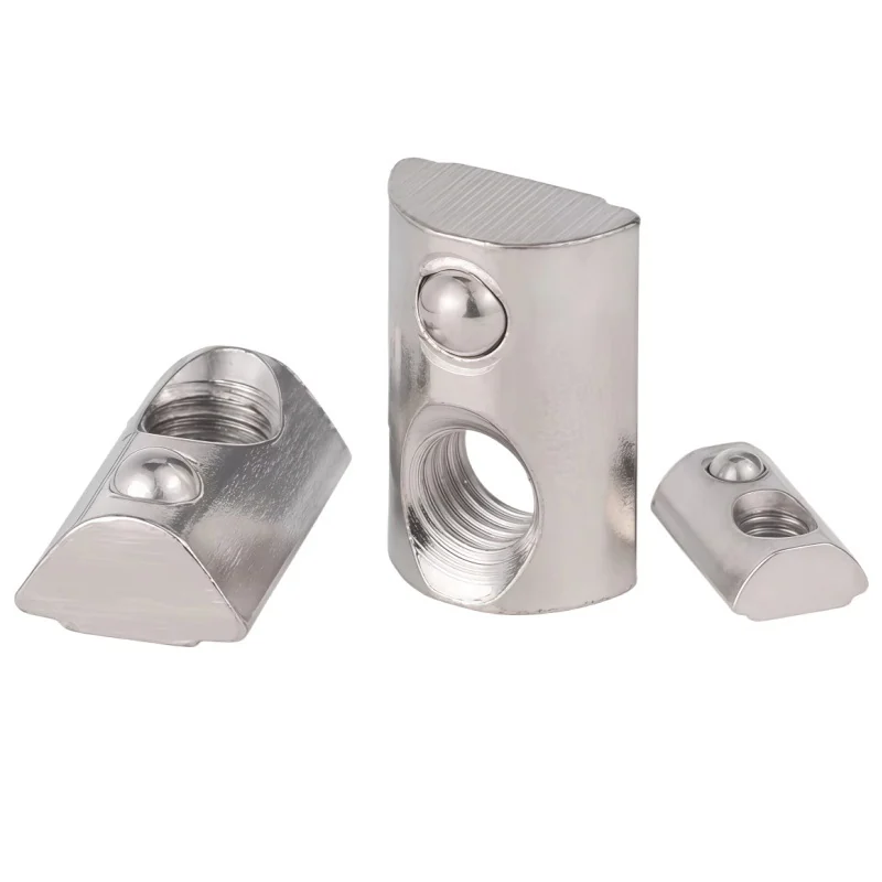 European Standard Spring Nuts Blocks20304045SeriesM4M5M6M8Backfill Nuts The marbles. Nuts Spring Clip Nuts Blocks
