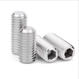 304 Stainless Steel Hex Socket Flat Point Machine m Screws Headless Set Screws Set Key. m Set Screws M3M4M5M6