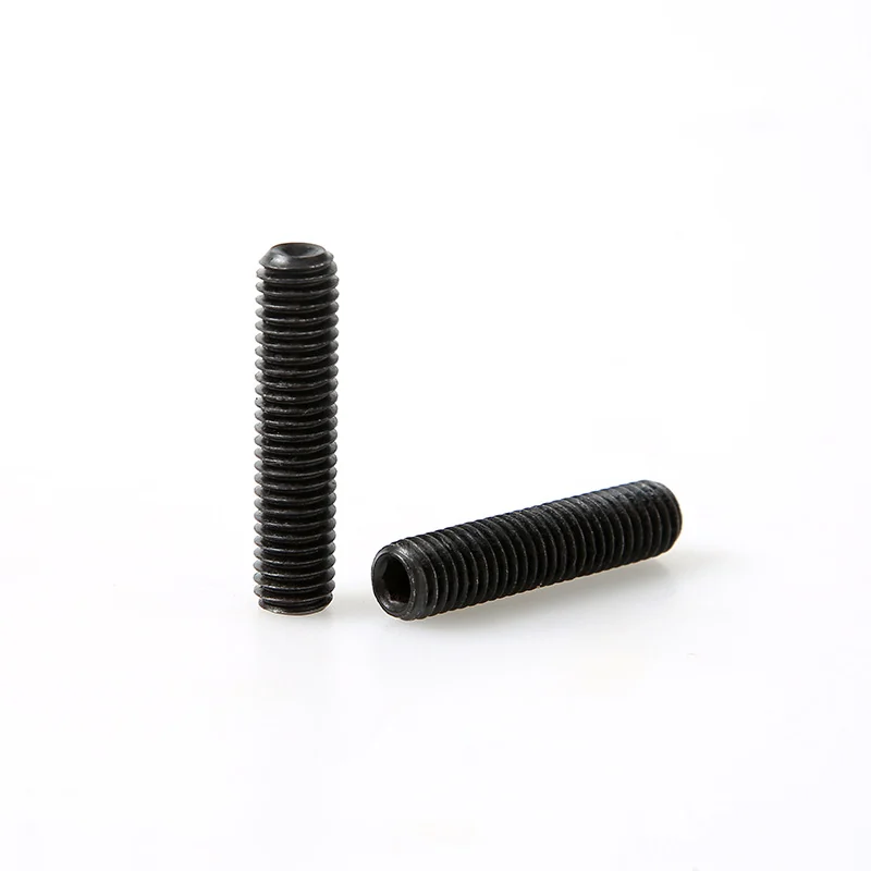 304 Stainless Steel Cup Point Set Screws Flat Head Hex Socket Flat Point Machine m