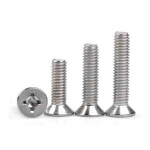 Machine-Thread Cross-Recessed Countersunk Head Screws 304 Stainless Steel M2M2.5M3M4-M8M10 Flat Head