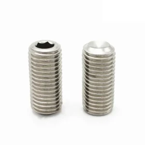 304 Stainless Steel Set Screws GB80 Hex Socket Machine m Headless Set High-Strength
