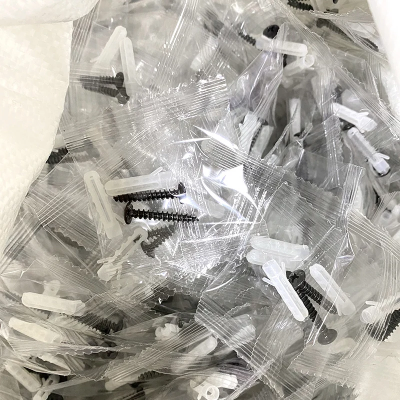 Large Truss Head Self-Tapping Black Expansion Screw Kits Photo Box Screws Hardware Kit Take the top light. Plastic Agreed