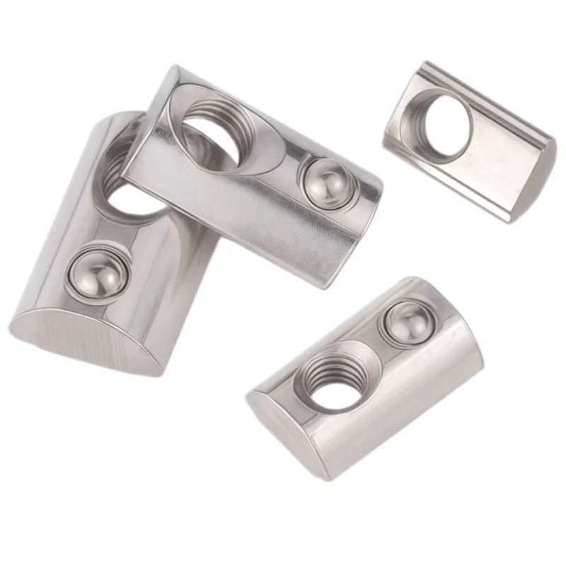 European Standard Spring Nuts Blocks20304045SeriesM4M5M6M8Backfill Nuts The marbles. Nuts Spring Clip Nuts Blocks
