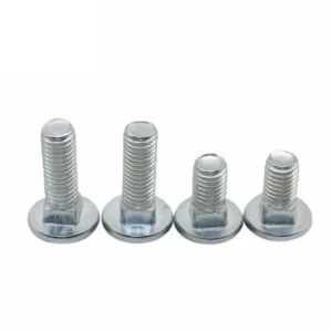 4.8Level Carriage Bolts Zinc-Plated Bolt Bridge Shelving Bolts Flat Head Button Head Chinese National Standard Large Truss Head Extra Solid