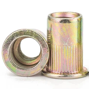304 Stainless Steel Knurled Rivet Nuts Flat Head Rivet Nuts Ram. Screws Rivet Nuts Rad. Nuts M4/M5/M6