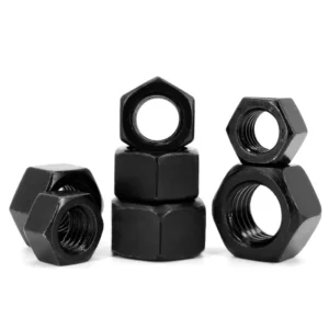 Grade 8.8 Hex Head High-Strength Hex Nuts Blackened Right-Hand Thread Left-Hand Thread Grade 10