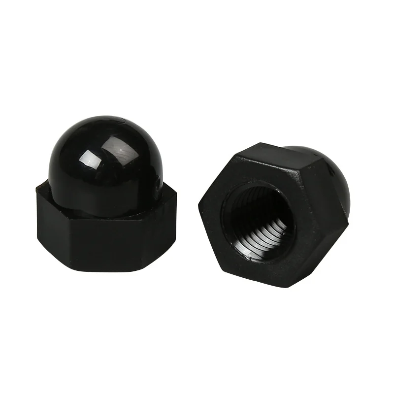 M3M4M5 Nylon Hex Cap Type Hex Nuts Plastic Decoration Nuts Plastic Cap Ball Head Hex Nuts