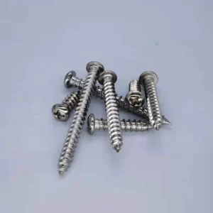 201 Stainless Steel Partial Round Cross-Recessed Round Head Self-Tapping Screws Pan Head Furniture M2-M6