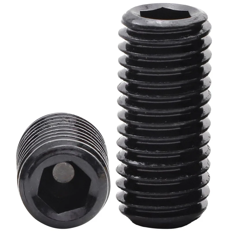 Grade 12.9 Hex Socket Machine m Flat Point Set Screws Headless Set Locating M3/M4/M5/M6