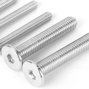 Carbon Steel Nickel-Plated CM Large Flat Head Hex Socket Screws Thin Flat Head Flat Head M3/M4/M5/M6