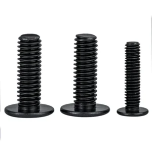 CM Large Truss Head Cross-Recessed Screws Flat Head Black M4 Large Flat Head Computer M4/M5/M6