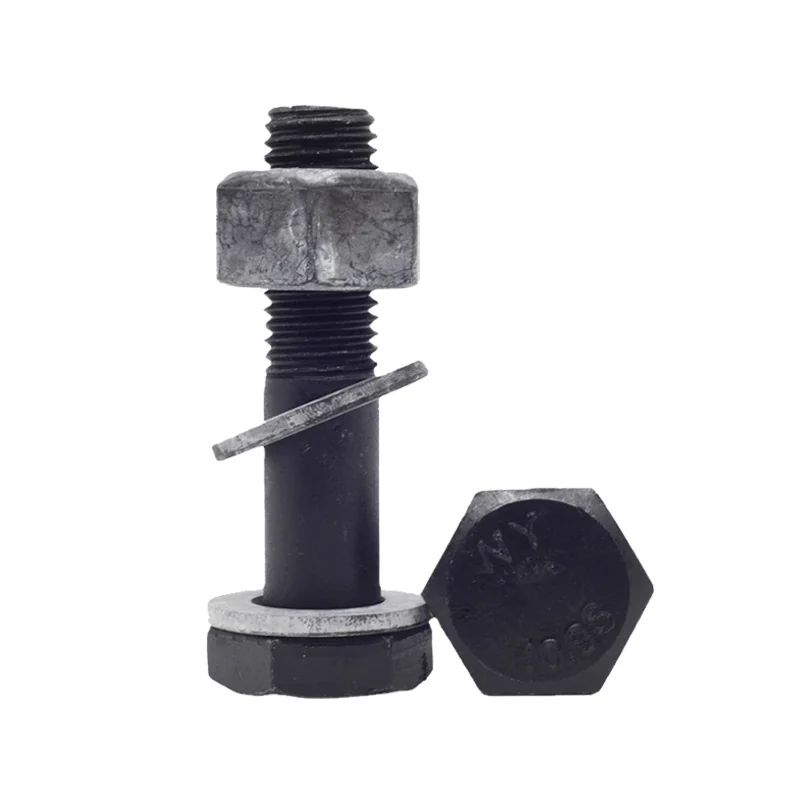 M16-M30 Steel Structure Screws 10.9S High-Strength Steel Structure Large Hex Bolts Connecting Deputy Steel Structure Bolts
