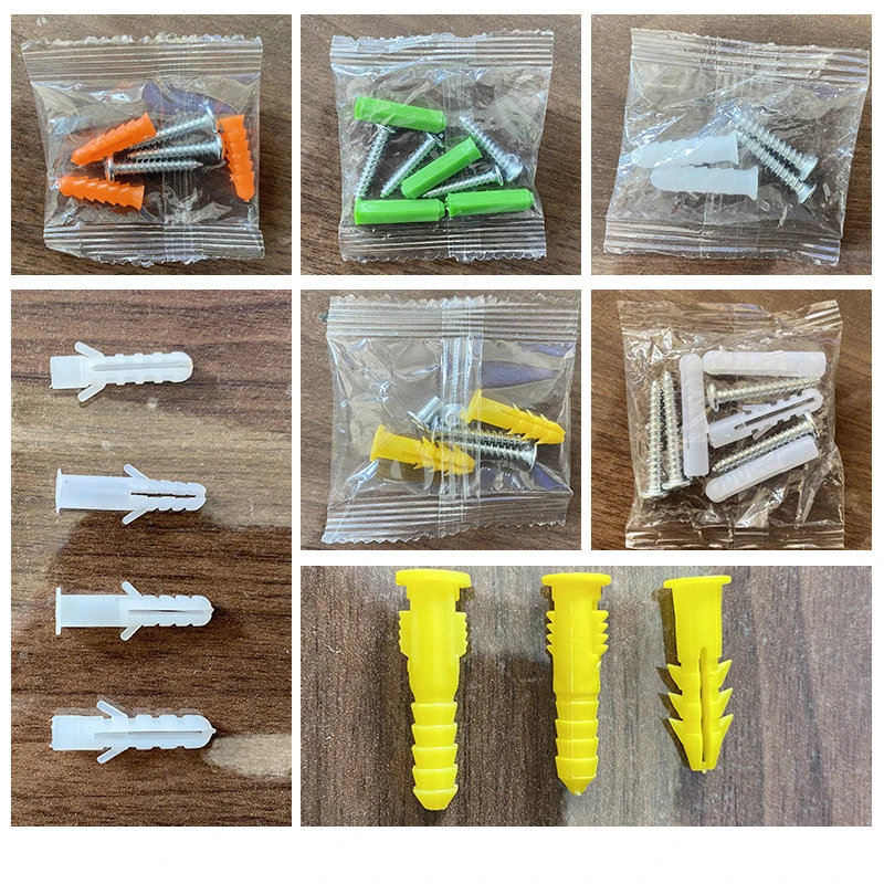Transparent Plastic Screws and Nuts