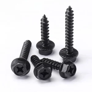 8.8Cascades Head Hex Flange Cross-Recessed Self-Tapping Screws GBWA With Washer Hex Head Anti-Slip With Tooth Self-Tapping Screws