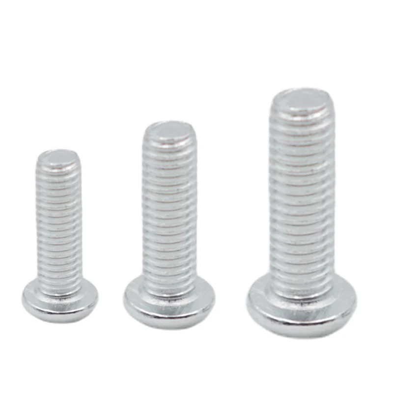 Iron Zinc-Plated Machine-Thread Cross-Recessed Pan Head Screws Thread Furniture M3M4M5M6M8