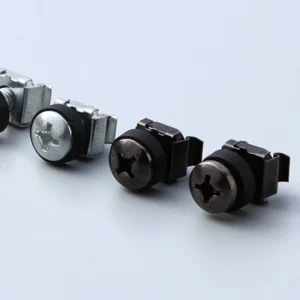 Black Equipment Cabinet Screws Computer Case Equipment Cabinet Screws Cut. Nut Exchange Equipment Cabinet Network Servers Clip Screws