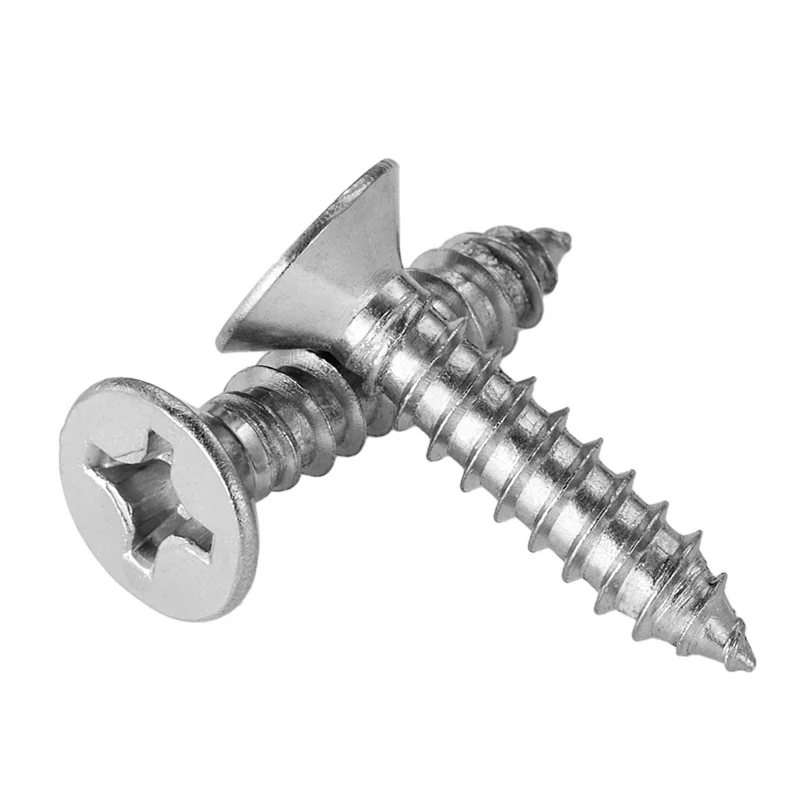 Stainless Steel Cross-Recessed Countersunk Head Self-Tapping Screws
